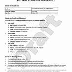 lottery syndicates agreements